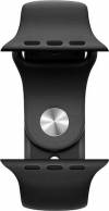 Rockrose Rough Jade Silicone Strap Black (Apple Watch 42 / 44mm)